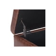 thumbnail image 4 of SIMPLIHOME Owen 34 inch Wide Rectangle Coffee Table Lift Top Storage Ottoman, Cocktail Footrest Stool in Upholstered Distressed Saddle Brown Faux Leather, Mid Century Modern, Living Room, 4 of 6