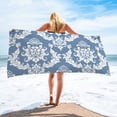 thumbnail image 1 of PRETXORVE Microfiber Beach Super Colorful Bath Sandproof Beach Blanket Multi-Purpose for Travel Swimming Pool 30x60, 1 of 8