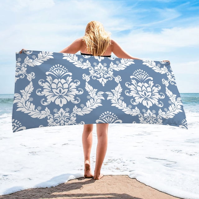 PRETXORVE Microfiber Beach Super Colorful Bath Sandproof Beach Blanket Multi-Purpose for Travel Swimming Pool 30x60