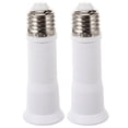 thumbnail image 1 of 2pcs Bulb Socket Extender Telescopic Light Bulb Extension Socket E27 Socket, 1 of 6