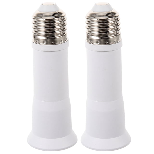 2pcs Bulb Socket Extender Telescopic Light Bulb Extension Socket E27 Socket