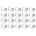 thumbnail image 2 of D Ring Rivet, 20 Sets 360 Degree Rotatable Ball Studs D Ring Rivets with Screws  Zinc Alloy Iron DIY Leather Craft Accessories for Handbags Pet Collars Wallets Hats, 2 of 7