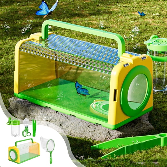Outdoor Bug Exploration Kit, Insect Collecting Cage With Capture Tools, Portable Observation Box For Children, Educational Nature Exploration Toy Set