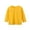 Yellow, variant on Toddler Kids Girls Boys Long Sleeve Basic T Shirt Casual Tees Shirt Tops Solid Color Boys Tops Yellow 110/3 Y—4 Y