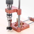 thumbnail image 2 of ziyahi Woodworking Punch Locator Drill Guide Adjustable Drilling Template Red, 2 of 9