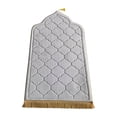 thumbnail image 1 of Foldable Islamic Prayer Mat - Soft Flannel Non-Slip Travel Rug for Home, Office, Mosque - Portable Kneeling Mat with Embossed Design - Warm & Breathable - Ideal Gift for Muslims, 1 of 5