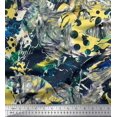 thumbnail image 1 of Soimoi Georgette Viscose Fabric Animals & Texture Print Fabric by The Yard 42 Inch Wide, 1 of 3