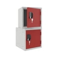 thumbnail image 5 of Casiers Cubiques de 12 Pouces - Carcasse Grise - Porte (Rouge), 5 of 5