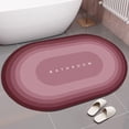 thumbnail image 4 of EQWLJWE Bath Mat Rug,Soft Diatomaceous Earth Non Slip Quick Dry Rubber Backed Gray Bathroom Rug Mat,Absorbent Get Naked Bath Mat Rug for Bathroom Floor-Easy Clean Bathmat, 4 of 8