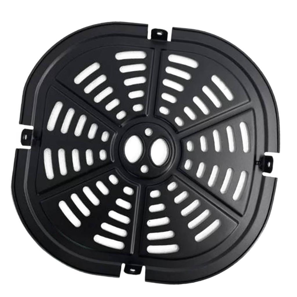Siruishop Air Fryer Grill Pan Cooking Convenient Easy to Clean Air Fryer Crisper Plate 21cmx20.5cm