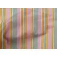 thumbnail image 3 of oneOone Cotton Poplin Fabric Multicolor Stripe Print Fabric BTY 56 Inch Wide, 3 of 3
