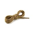 thumbnail image 2 of INSPIRE CHIC Unisex Round Rope Dual Colored Striped 1/5 Thick Boot Shoelace 90cm / 35.43" Yellow Black Brown, 2 of 4