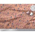 thumbnail image 3 of Soimoi Blue Cotton Cambric Fabric Artistic Floral Decor Fabric Printed Yard 42 Inch Wide, 3 of 3
