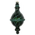 thumbnail image 1 of Vickerman MT198824D 10 in. Emerald Candy Glitter Net Drop Ornament, 1 of 1