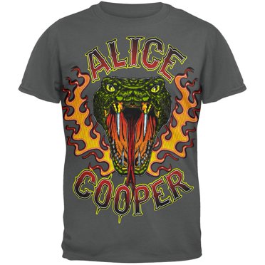 Alice Cooper - T-Shirt Tour Snake Flames