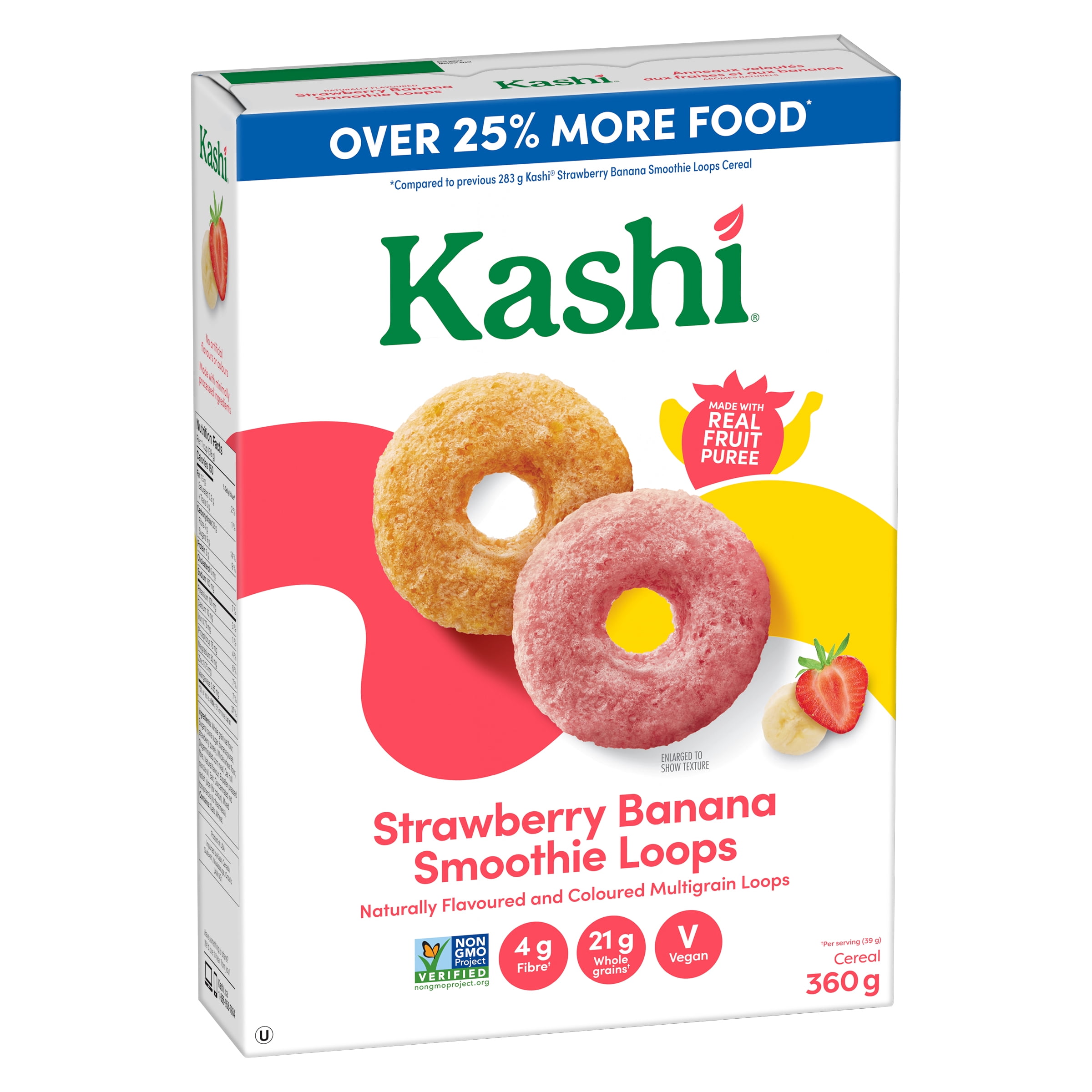 Kashi Strawberry Banana Smoothie Loops 360g
