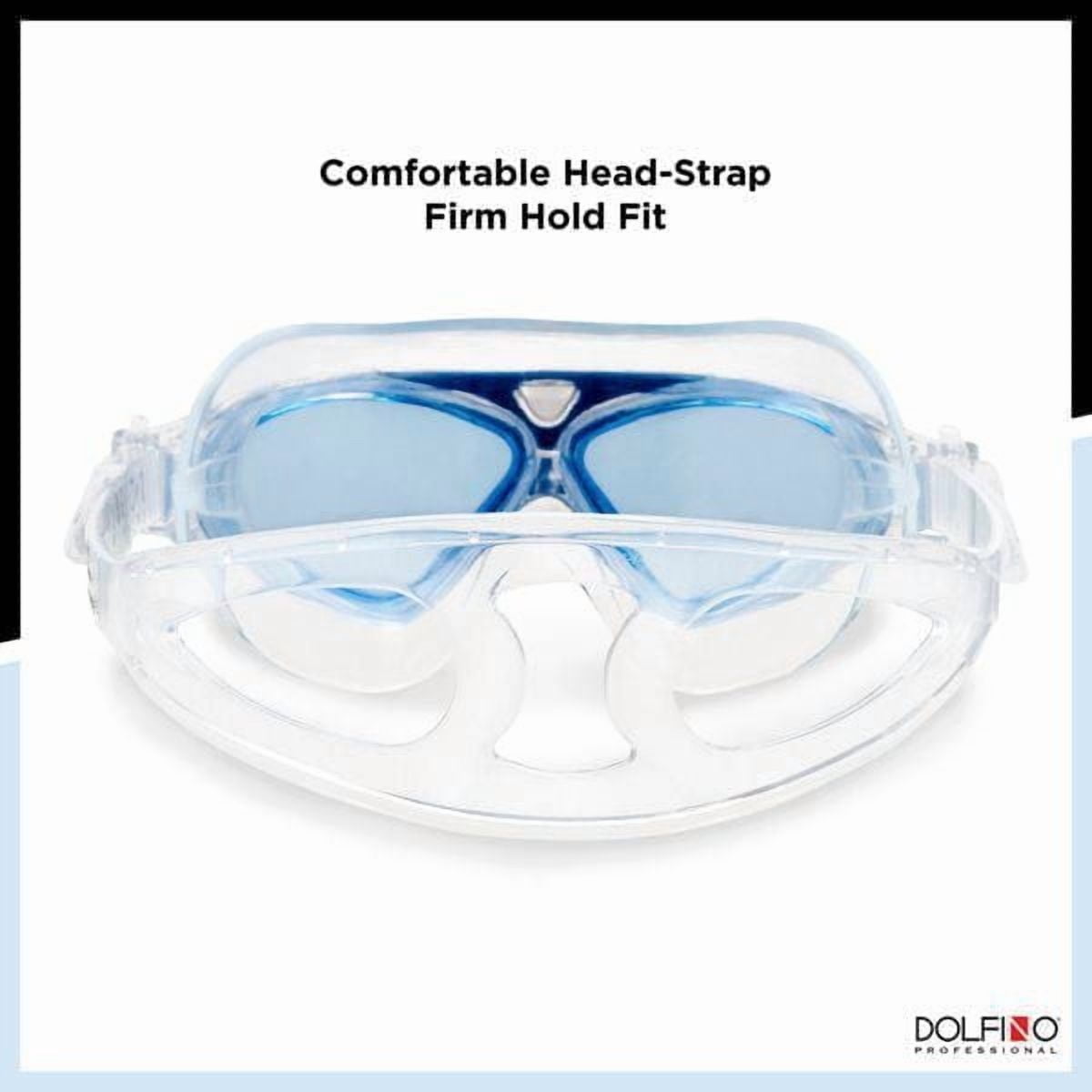 Lunettes de sports nautiques pour adultes Dolfino Pro Axis - Bleu / Clair
