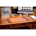 thumbnail image 2 of Dacasso Coussin de Bureau en Cuir - Rectangle - Largeur 22 Pouces" X Profondeur 14 Pouces" - Dos en Feutre Moka - Cuir Grain Supérieur - Moka, 2 of 5
