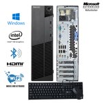Lenovo ThinkCentre M91 SFF Desktop PC Computer Intel Core i3 2100 8GB 250GB Windows 10 Professional WiFi BT 4.0 & HDMI Adapter (A Grade)