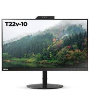 Bien remis à neuf - Lenovo ThinkVision T22V-10 22-inch LED Surveiller avec Webcam, HDMI, USB 3.0, VoIP, Microphone et haut-parleurs intégrés.