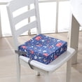 thumbnail image 4 of Binwennn Toddler Booster Seat Chair Booster Seat With Adjustable Belt And Fastening Strap Non Booster Seat Cushion Cute Kid Booster Seat For Dining Table Toddler Kids Lumbar Support Pressure Pad, 4 of 5