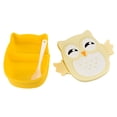 thumbnail image 2 of Oleegame 2PC Bathtub Drain Stopper Box Portable Container Box Lunch Storage Owl Food Lunch Bag Yellow, 2 of 4
