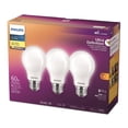 thumbnail image 4 of Philips LED Ultra Definition 60W A19 Soft White Glass Frosted 3-Pack, 4 of 5