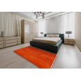 thumbnail image 4 of Ahgly Company Indoor Square Mid-Century Modern Red Oriental Area Rugs, 7' Square, 4 of 6
