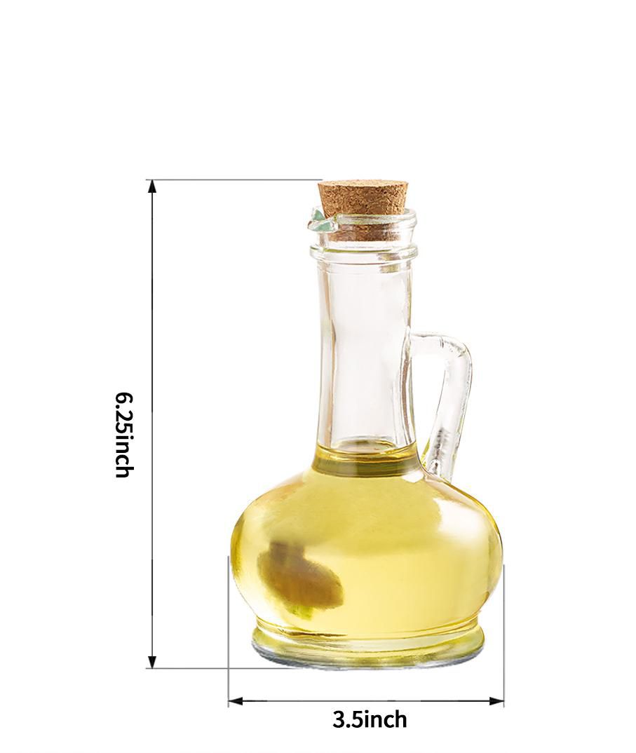 2PC Oil & Vinegar Set With Wood Tray