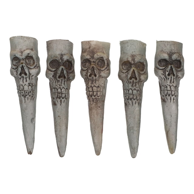 MasteelfCA 5Pcs Delicate Halloween Fake Finger Covers Party Cosplay Long Fake Nail Covers