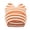 Orange, variant on JMYHOAM Winter Beanie Hat Striped Ears Steamed Shaped Bread Knitting Hat Children's Winter Thickened Ear Protection Wool Hat Hat