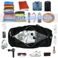 thumbnail image 4 of Sac de Sport Extra Grand 105 L 32,5 Pouces Bagage Léger pour Voyage - Noir, 4 of 7