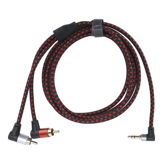 3.5mm Male Plug 2RCA Male Audio Cable Stereo Microphone Cable for DVD Speaker