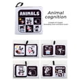 thumbnail image 2 of Soft Baby Cloth Book Infant Educational Black & White Traffic Animal Fruit Numbers Cognize Cloth Book Toy, 2 of 5