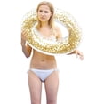 thumbnail image 3 of Inflatable Pool Float 35", Clear Float Tubes, Glitter Swimming Ring, Pool Toys for Summer Swim Pool，Beach Toy, Water Fun Party Toy, 3 of 6