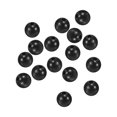 thumbnail image 1 of Unique Bargains Perles de Pêche Rondes en Plastique 6 mm Outil d'Attirail Noir 200 Pcs, 1 of 5