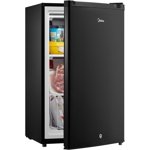 Midea 3.0 Cu Ft Upright Mini Freezer with Lock – 42 dB Quiet, Energy Saving R600A, Reversible Door for Kitchen Apartment Condo Garage Cottage, Black
