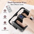 thumbnail image 4 of Costway Foot & Calf Massager Deep Kneading Shiatsu Massager Machine with Heat Gray, 4 of 10