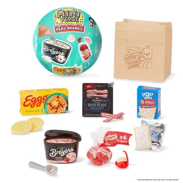 MGA's Miniverse Real Brands, Mini Collectibles - Mystery Blind Packaging, Food Brands, Replica Food, NOT EDIBLE, Collectors, Gift, 8+
