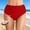 Red, variant on Women's Comfortable High Withed Tankini : Solid Color Maternity Friendly Separate Swimwear Top And Bottom Swim Bras for Women High Neck Bikini Top Teal Sunflower Swimsuits for Girls 12-14 Womens