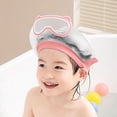 thumbnail image 3 of Soft Protective Shower Visor Hat for Children Gentle Hair Care During Bathing Adjustable Shield Design Comfortable Baby Bath Cap, 3 of 6