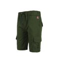 thumbnail image 3 of Men‘s Cargo Sports Short Pants Casual Slim Fit Solid Drawstring Elastic Waist Shorts With Pockets, 3 of 6