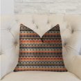 thumbnail image 2 of Plutus PBRA2209-2020-DP Coussin de Luxe Cercle d'Histoire Rouge, Bleu & Gris, 20 x 20 Po., 2 of 2