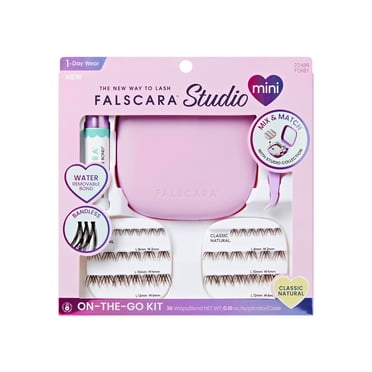 KISS -Falscara Case Kit 01 - Classic Natural - Lash Clusters