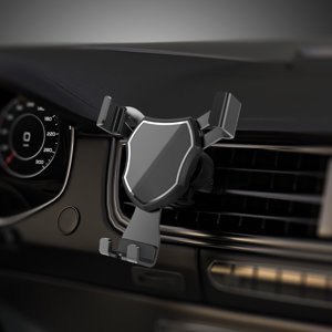Birdeem Phone Holder for Car, Car Phone Holder Mount, Alloy Mirror Car Phone Holder Car Navigation Car Phone Holder, Thickened Pad, Cell Phone Holder Car, Phone Holder for Car Vent, Mirror for Car