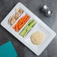 thumbnail image 4 of Tuxton GZP-800 14 x 0.62 in. Taco Plate Stackable- Porcelain White - 6 pcs, 4 of 4