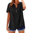 thumbnail image 1 of T-Shirts Femmes Lot Mode Décontractée Col en V Manches Courtes Haut T-Shirt - Hontri, 1 of 5