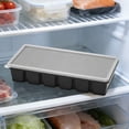 thumbnail image 1 of Food Grade Silicone Ice Cube Molds with Lid - Large Ice Cube Tray for Freezer Flexible Reusable Ice Cube Maker Non-Stick Easy Release, JKODE, 1 of 6