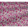 thumbnail image 5 of oneOone Viscose Jersey Fabric Triangle & Line Geometric Fabric Prints By Yard 60 Inch Wide, 5 of 5