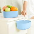 thumbnail image 1 of White Plastic Storage Bins For Pantry Organization With Four Handles, 1 of 6